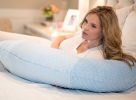 Blue Minky Body Pillow