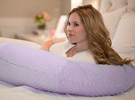 Lilac Minky Body Pillow