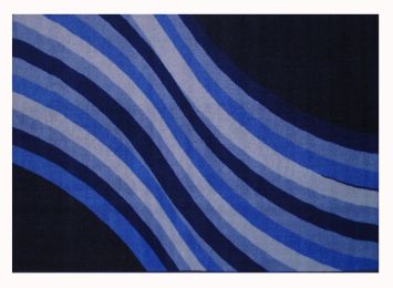 Wacky Blue Wave 39"x58"