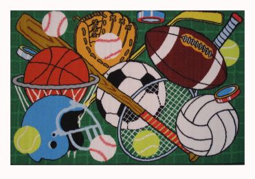 Let's Play-Green 39"x58"