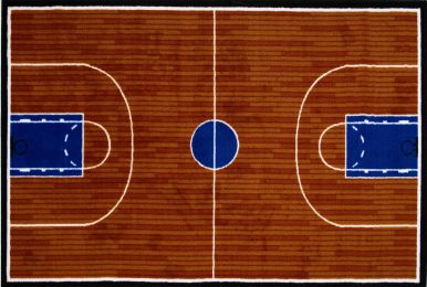 Basketball Court 39"x58"