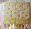 Crib Hanging Organizer Crib Hanging Bag Baby Bed Storage Bag Chick Yellow