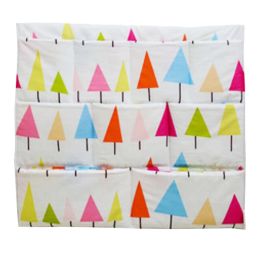 Colorful Wall Mount - Baby Toddler Kids Clothing Toy Organizer, 9 Pockets