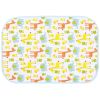 Three Layer Fabric Waterproof Baby Mat Infant Crib Sheet 50 x 70 CM Giraffe