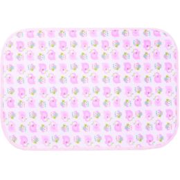 Three Layer Fabric Waterproof Baby Mat Infant Crib Sheet 50 x 70 CM Elephant