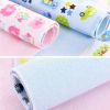 Three Layer Fabric Waterproof Baby Mat Infant Crib Sheet 50 x 70 CM Monkey