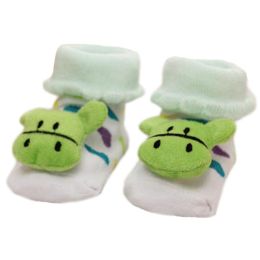 3 Pairs Non-slip Newborn Baby Toddler Socks Comfortable Warm Stockings Baby Birthday Gift For 6-12 month-A07