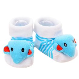 3 Pairs Non-slip Newborn Baby Boy Girls Toddler Socks Warm Non-skid Stockings Baby Gift For 6-12 Month Baby-A03