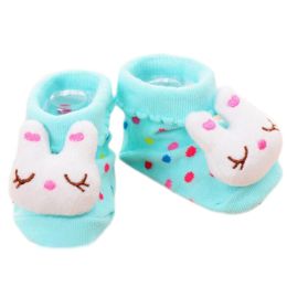 3 Pairs Non-slip Newborn Baby Boy Girls Toddler Socks Warm Non-skid Stockings Baby Gift For 6-12 Month Baby-A05