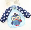 Cute Baby Accessories Feeding Bibs Waterproof Sleeved Bib Baby-Captain