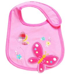 Cute Baby Accessories Feeding Bibs Waterproof Sleeved Bib Baby-Butterfly