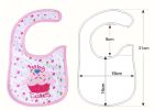 Cute Baby Accessories Feeding Bibs Waterproof Sleeved Bib Baby-Panda