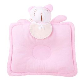 Soft Cute Baby Accessories Baby Pillows Shaped Pillow 0-3 Month - Pink Bear