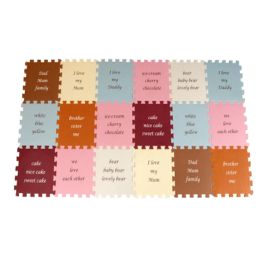 9 Pieces Of Crawling/Puzzle Foam Mats Kids&Baby Foam Play Mats-01