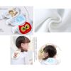 4PCS Cotton Baby Sweat Absorbent Towel 6 Layers Sweat Wicking Pads Bibs 21*45CM-A01