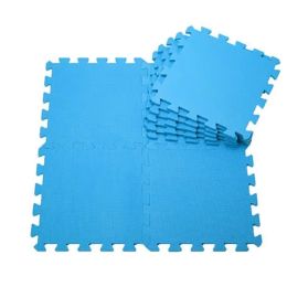 Quality Waterproof Baby Foam Playmat Set-9pc /Blue