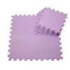 Quality Waterproof Baby Foam Playmat Set-9pc /Purple