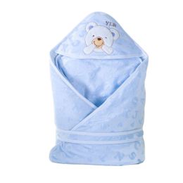 Winter/Fall Thicken Cotton Swaddle Baby Adjustable SleepBag, blue
