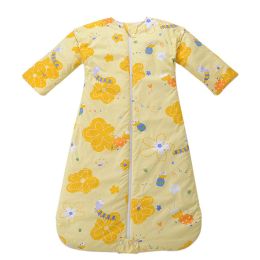 YELLOW Bee Children Swaddle Kids Wearable Blanket Toddler Sleep Sack Bag Quilted