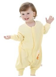 Toddler Sleep Sack Baby Blanket Infant Swaddle Wearable Blanket Squirrel Yellow