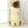 Toddler Sleep Sack Baby Blanket Infant Swaddle Wearable Blanket Squirrel Yellow