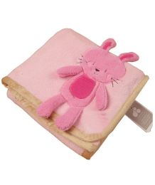 Cute Baby Thin Coral Fleece Blanket/ Infant Spring And Summer Quilt Rabbit