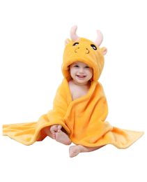 Baby flannel Blanket/ Infant Spring And Summer Quilt Yellow