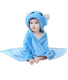 Baby flannel Blanket/ Infant Spring And Summer Quilt Blue [A]