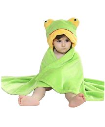 Baby flannel Blanket/ Infant Spring And Summer Quilt /infant Bathrobe Frog