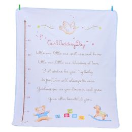 2PC Bear Waterproof Bed Cover Infant Crib Sheet Newborn Keep Me Dry Pad Blue