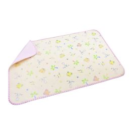 50*75CM Baby Keep Me Dry Pad Newborn Crib Sheet Infant Mattress Cover PINK