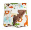 Baby Toddler Multifunction Blanket Throws Bath Towel, Coffee Lion