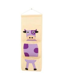 Useful Home 3 Pockets Wall Hanging Storage Bag with Magic Tap