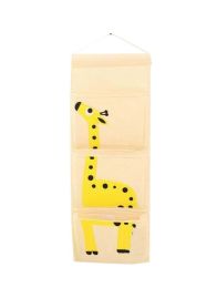 3 Pockets Fabric Door/Closet Hanging Organizer with Magic Tap