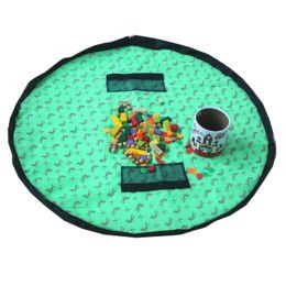 Baby Kids Play Floor Mat Toy Storage Bag  Quickly Easily Folds Up,Butterfly