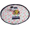 Baby Kids Play Floor Mat Toy Storage Bag  Quickly Easily Folds Up,Windmill