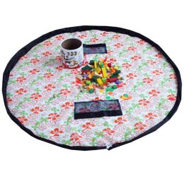 Baby Kids Play Floor Mat Toy Storage Bag  Quickly Easily Folds Up,Windmill