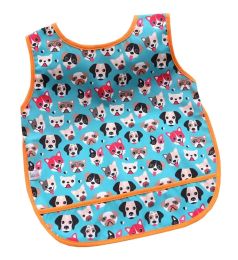 Unisex Baby Bibs Cute Dogs Pattern Smock Overall