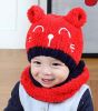 Baby/Infant Autumn/Winter Hat Neck Warmer Set for 3-6 Months