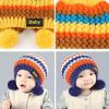 Knitted Cute Ear Protection Cap Winter Warmer for Baby