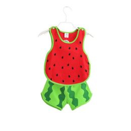 Sleeveless Watermelon Baby Suit Kids Cloth,110cm