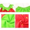 Sleeveless Strawberry Baby Suit Kids Cloth,100cm