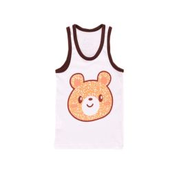 Cartoon Baby Vest Sleeveless Underwear Kids Cloth,Bear
