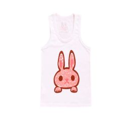 Cartoon Baby Vest Sleeveless Underwear Kids Cloth,Rabbit