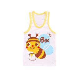 Cartoon Baby Vest Sleeveless Underwear Kids Cloth,Bee