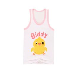 Cartoon Baby Vest Sleeveless Underwear Kids Cloth,Duck