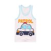Cartoon Baby Vest Sleeveless Underwear Kids Cloth,Police Car