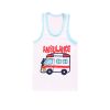 Cartoon Baby Vest Sleeveless Underwear Kids Cloth,Ambulance