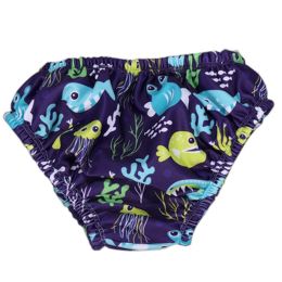 Stylish Reusable Washable Swim Diapers Swimming Nappies for Unisex Babies 2-3 Years Old, #09