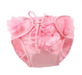 Cute Reusable Baby Girl Swim Diapers Swimming Accessories for Infant/Toddler(Pink)